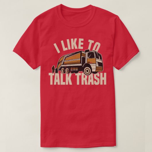 T - Shirt für Müllabfuhr (Design vorne)