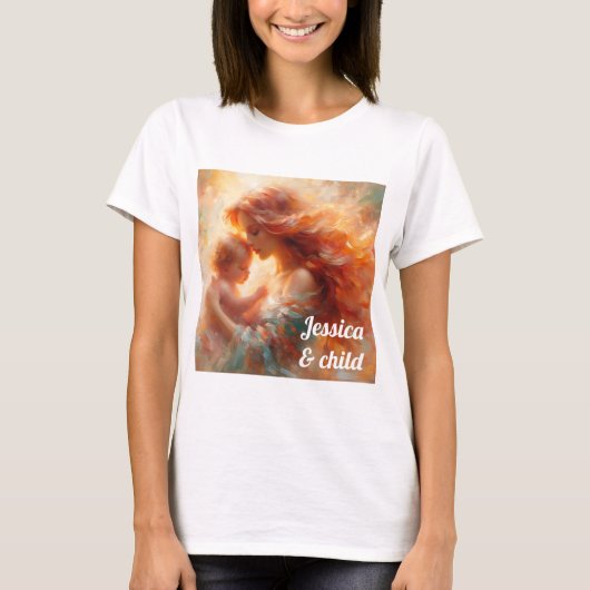 T-Shirt für Mutter und Kind (Vorderseite)