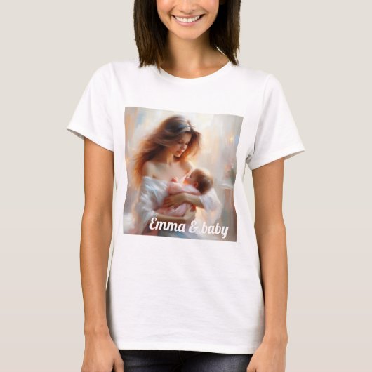 T-Shirt für Mutter und Kind (Vorderseite)