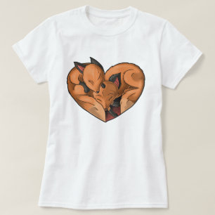 T - Shirt für niedliche Füchse