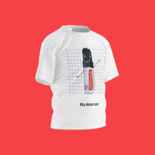 T - Shirt für niedliche handgezeichnete Markierung