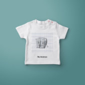 T - Shirt für niedliche Handgezeichnete Scharpenbe