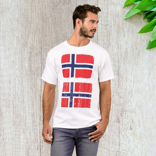 T - Shirt für norwegische Flaggen