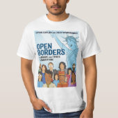T - Shirt für offene Grenzen (Vorderseite)