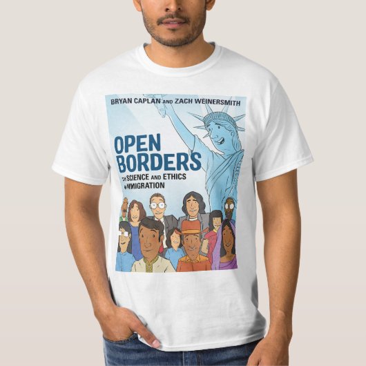 T - Shirt für offene Grenzen (Vorderseite)