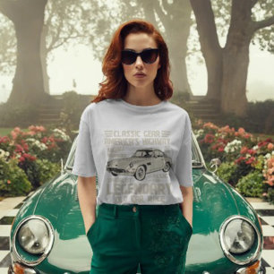 T-Shirt für Oldtimer-Enthusiasten Legendäres alt