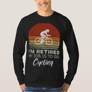T-Shirt für pensionierte Radfahrer - Humor mit Ped