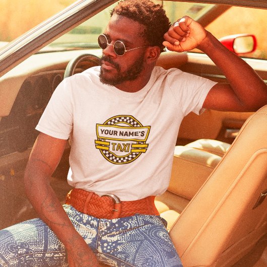 T - Shirt für personalisierte Taxi-Logos