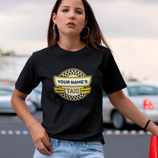 T - Shirt für personalisierte Taxi-Logos