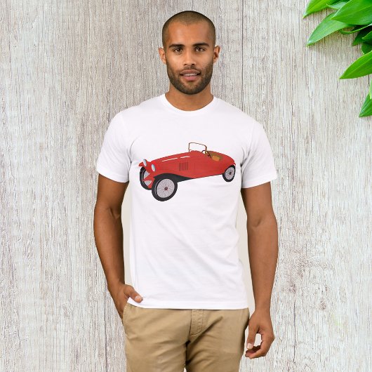 T - Shirt für Red Car Mens