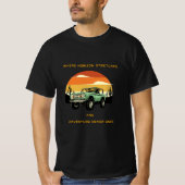 T - Shirt für Reise und Abenteuer (Vorderseite)