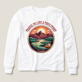 T-Shirt für Reisen in der wirklichen Geschichte —