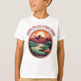 T-Shirt für Reisen in der wirklichen Geschichte —