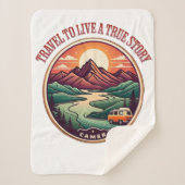 T-Shirt für Reisen in der wirklichen Geschichte — Sherpadecke (Vorderseite)