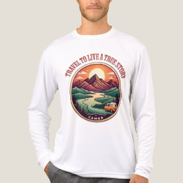 T-Shirt für Reisen in der wirklichen Geschichte — Tri-Blend Shirt