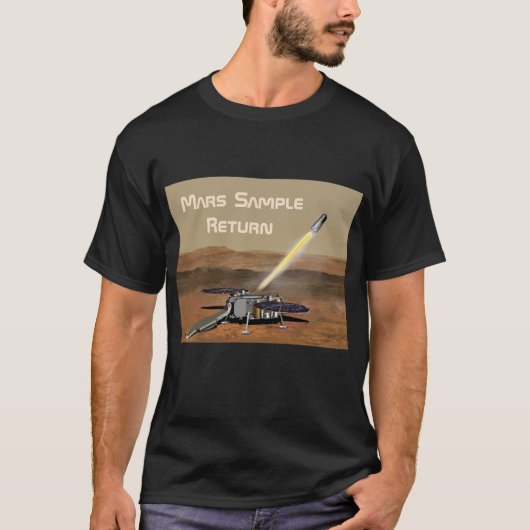 T - Shirt für Rückführungsmissionen in Mars (Vorderseite)