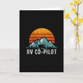 T-Shirt für RV-Copilot, Geschenk für Motorhome-Rei Karte (Gelbe Blume)