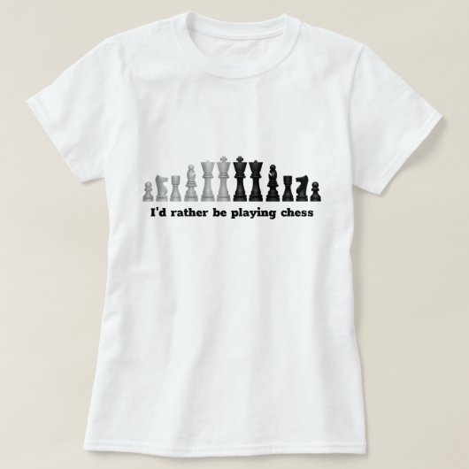 T - Shirt für Schachfiguren (Design vorne)