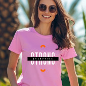 T - Shirt für Schwarzweiß-Typografie