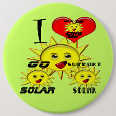 T - Shirt für Solarprodukte und Power Button (Vorderseite)
