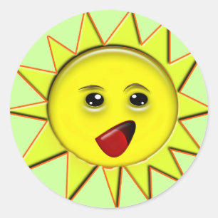 T - Shirt für Solarprodukte und Power Runder Aufkleber