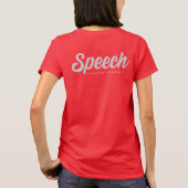 T - Shirt für Sprachpathologe (Rückseite)