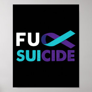 T-Shirt für Suizid-Bewusstsein Unterstützen Sie Üb Poster