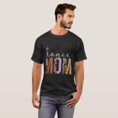 T-Shirt für Tanzmütter mit Leopardendesign für Män (Vorne ganz)