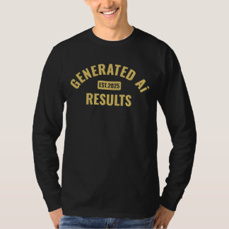 T - Shirt für Textkunst mit einfachem und sauberem