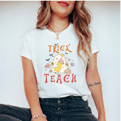 T - Shirt für Trick- oder Teach-Halloween-Lehrer