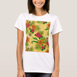 T - Shirt für tropische Blume