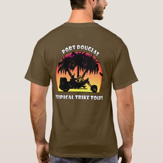 T - Shirt für tropische Trips (Rückseite)