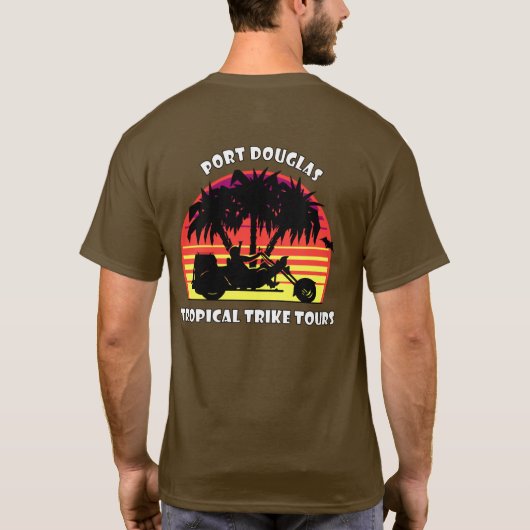 T - Shirt für tropische Trips (Rückseite)