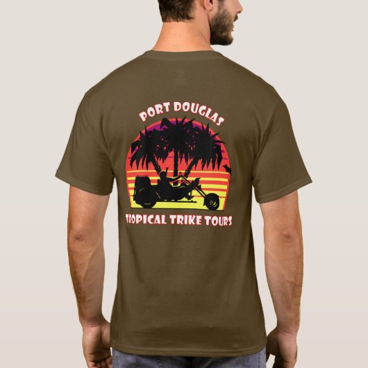 T - Shirt für tropische Trips (Rückseite)