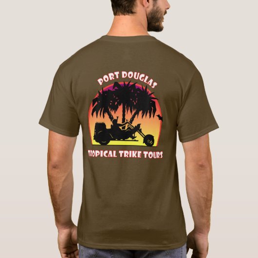 T - Shirt für tropische Trips (Rückseite)
