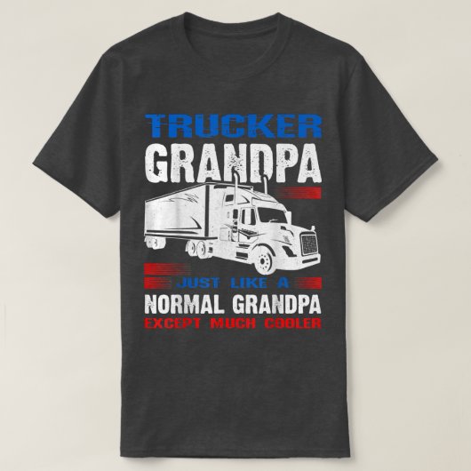 T-Shirt für Vintage LKW-Fahrer (Design vorne)