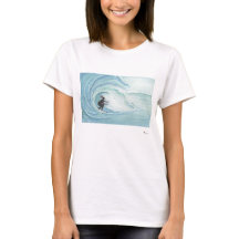 T - Shirt für weibliche Surfer