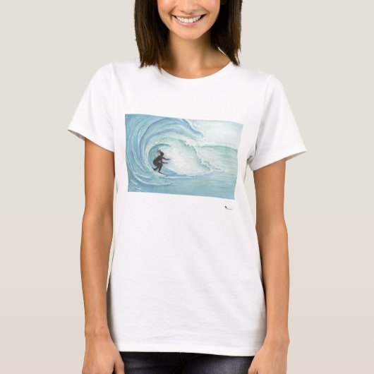 T - Shirt für weibliche Surfer (Vorderseite)