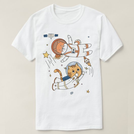 T - Shirt für Weltraumtiere (Design vorne)