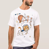 T - Shirt für Weltraumtiere (Vorderseite)