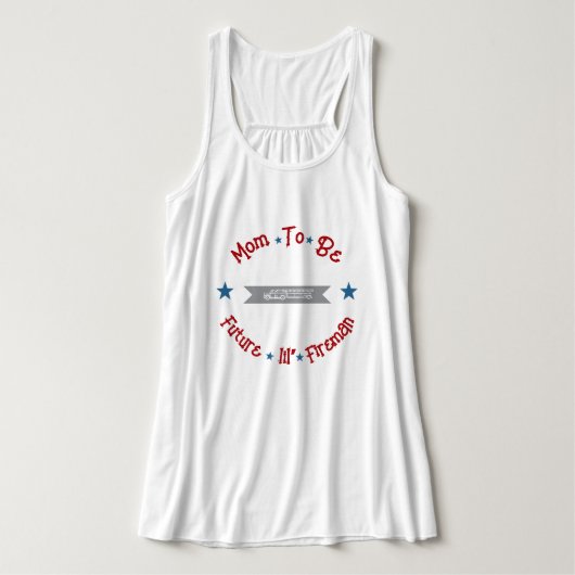 T-Shirt für werdende Mütter Future kleiner Feuerwe Tank Top (Design Vorderseite)