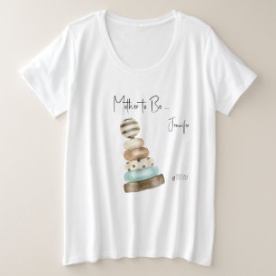 T-Shirt für werdende Mütter im Boho-Stil für Baby