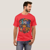 T - Shirt Gaming Majestät Design (Vorne ganz)