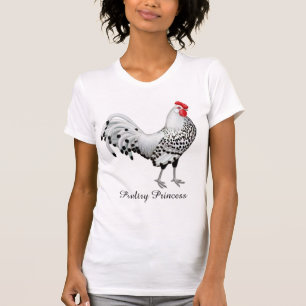 T-Shirt Geflügel-Prinzessin-Chicken Ladys