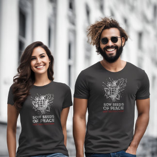 T - Shirt gegen den Krieg | Granate und Blume | Kr