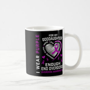 T-Shirt gegen Drogentod-Bewusstsein genug Lila für Kaffeetasse