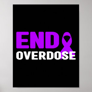 T-Shirt gegen Drogentod - Sucht Poster