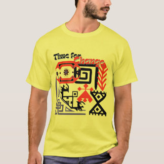 T - Shirt gemustert gelb