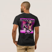 T - SHIRT GENERATION X 80ER NEW WAVE (Schwarz voll)