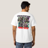 T - SHIRT-GENERATION X PUNKROCK T-Shirt (Schwarz voll)